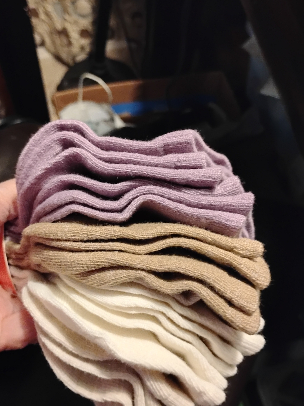 BearPaw Mint Green & Lavender Crew Sock Pack - Picture 6 of 8